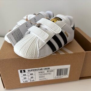 Adidas Kids Superstar Crib Shoes - 4K